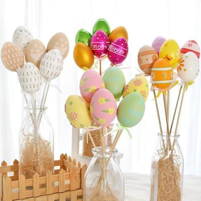 China Holiday Decorations Made Of China Top Quality Plastic Colorful Easter Decoration Luxury Easter Egg for sale