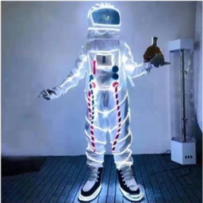 China Dance Stage Performance Long Duration Led Robot Costume Robot Led Costume Party for sale