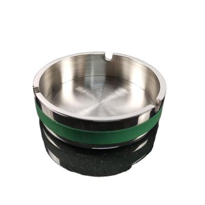 China Contemporary Custom High Quality Stainless Steel Metal Cigarette Cigar Logo Cigar Smoking Ashtray for sale