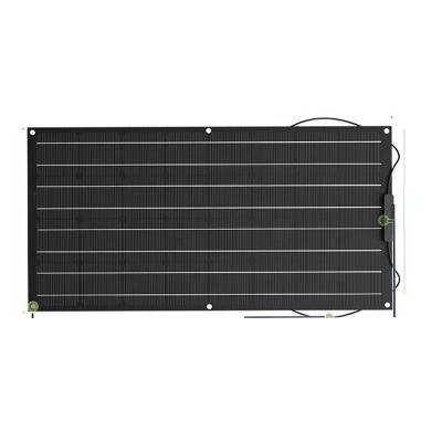 China Flexible Solar Panel 100w 18V Outdoor Portable Waterproof Folding Solar Power System Household Outdoor For Electric Power Supply for sale