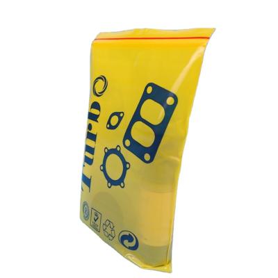 China Moisture Proof Eco Friendly Yellow PE VCI Plastic Packaging Bag For Metal Protection Plastic Bag for sale