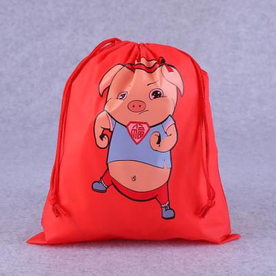 China Recyclable Cheap Recycled Drawstring Promotion Bag Gift Polybag Packaging Plastic Bag Polybag for sale