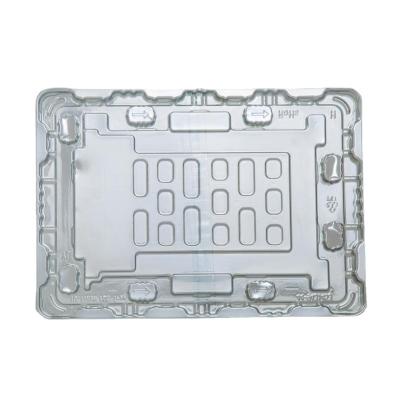 China ESD consumer electronics electronics packaging tray anti-static plastic tray base for wholesale plastic tray with compartment for sale