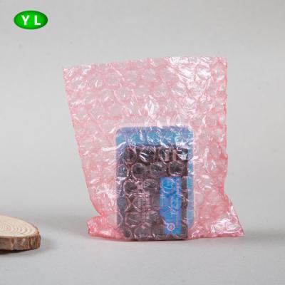 China Safety Top-opening Pink ESD Bubble Bag Anti-static Air Bubble Roll Netting for sale