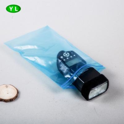 China Other Blue Antistatic LDPE ESD Bag Ziplock Bag LDPE Bag For Electronics for sale