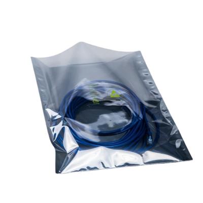 China Insulation Top Opening Heat Sealing Bag Material Antistatic Silver Shielding Bags For Microchips for sale