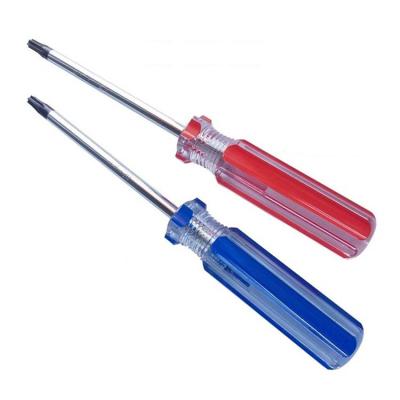 China high htorque & Safety Premium Magnetic Transparent Handle Star Toughness Tip T5 T6 T7 T8 T9 T10 T15 T20 T25 T27 T30 Torx Screwdriver for sale