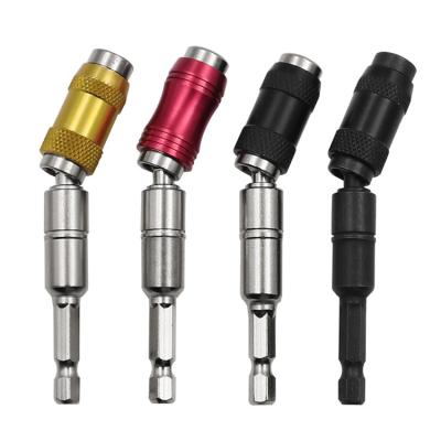 China Rod Quick Release Magnetic Extension Hardness Screw Drill Bit Holder Adjustable Flexible Screwdriver Magnetic Tip for sale