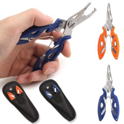 China Multifunctional Portable Fish Checker Fishing Line Scissor Pliers Split Ring Scissors Wire Line Cutter Hook Removers for sale