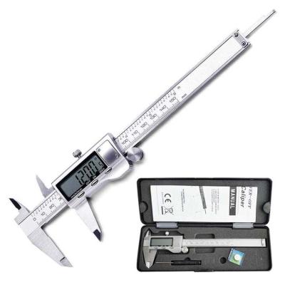 China High Precision Waterproof Electronic Digital Measuring Tool Vernier Caliper Stainless Steel 0-150 Mm for sale