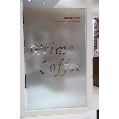 China Office Self Adhesive Decoration Glass Vinyl Frosted Transparent Clear Window Film for sale