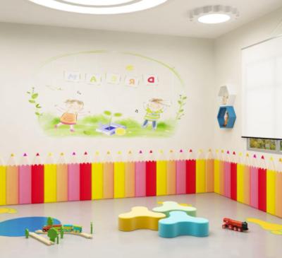 中国 Indoor Playground Safety Soft Wall Bumper Decoration for Kindergarten 販売のため