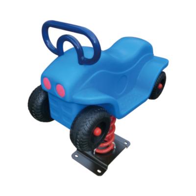 China Outdoor kids plastic spring rocking horse rocker car for outdoor playground for sale