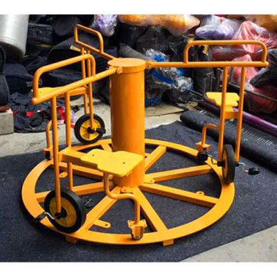 China High quality galvanized pipe multiplayer roundabout outdoor carousel kids play equipment for sale for sale