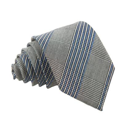 China YiLi Silk Jacquard Woven Checked 	Silk Neck Tie Neckties Wholesale YL 42345 for sale