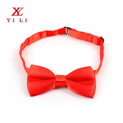 China YiLi Jacquard Woven Handmade Custom Color Bow Tie for sale