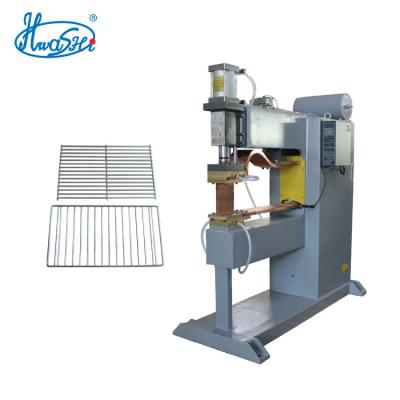 China Within1000mm HWASHI Manual Wire Shelf Welding Machine for sale