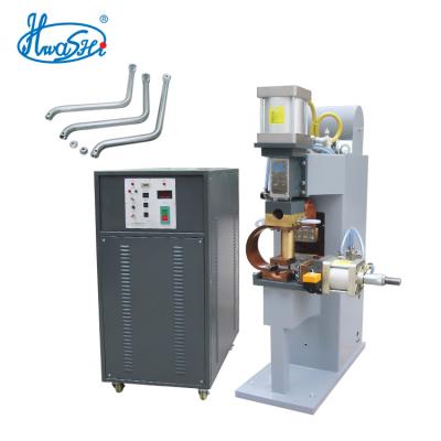 China HWASHI factory auto parts spot welding machine for steel pipe cap for sale