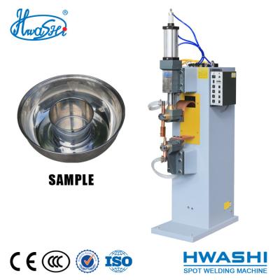 China HWASHI Factory Stainless Steel Hotpot/Split Pots Spot Welding Machine for sale