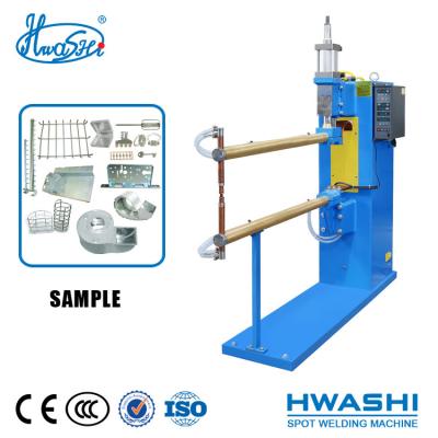 China Pneumatic Bracket HWASHI Steel Steel Panel Spot Welding Welding Machine With Long Arm for sale