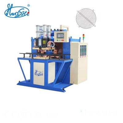 China Automatic Wire Mesh Welding Machine Hwashi Spot Welding And Rotary Machine For BBQ Grill Wire Mesh for sale