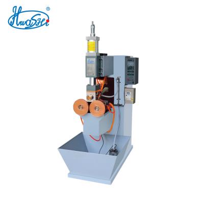 China Circular Noise Rliminator HWASHI Exhaust Muffler /Sound Rliminator Seam Weld Welding Machine for sale