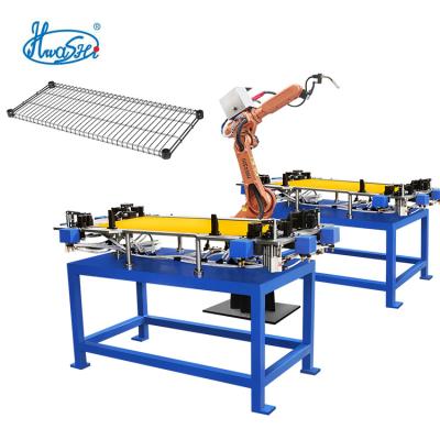 China 8kg HWASHI automatic wire shelf welding robot / robotic MIG welding machine for sale