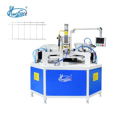 China 500x500 HWASHI Wleidng Small Wire Mesh , Fully Automatic Wire Mesh Welding Machine With Rotary Table for sale