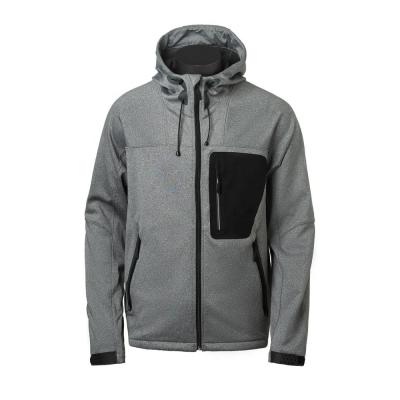 China Breathable High Quality Knit Waterproof Melang Hoody etech Tech Fleece for sale