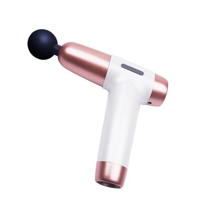 China Custom Logo Handheld Mini Electric Deep Muscle Body Massager Gun Dropshipping Mini Fascial Body Massager for sale