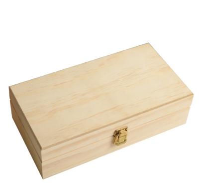 China Handmade Natural Acacia Wood Storage Box Wooden Stash Box Good Quality Gift Stash Box for sale