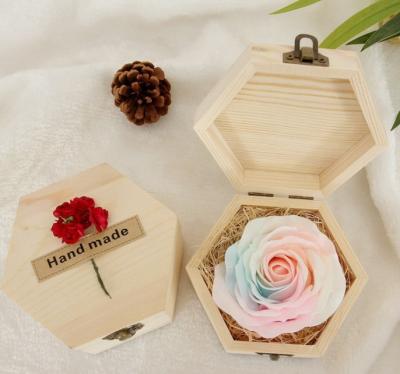 China Hotsale Handmade Amazon Preserved Eternal Rose For Women Mother's Day Valentine's Day Gift Box for sale