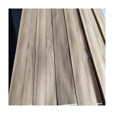 China Hotel Fine Quality 0.4mm Teak Quarter Cut Wood Natural Rift Cut Veneer for sale