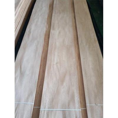 China Hot Sale Modern High Quality African Mahogan Veneer Crown Cut Panel Wood Size for sale