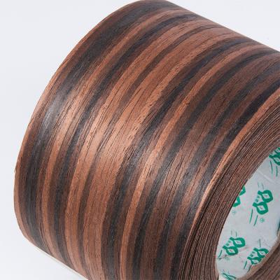 China Modern Chinese Suppliers Hot Selling Multifunctional Strip 0.45MM Ebony Engineering Wood Veneer Edge for sale