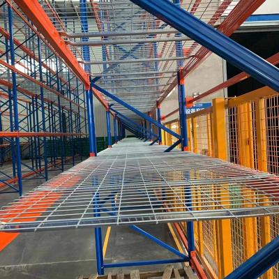 China Manufacturer Galvanized Corrosion Protection For Warehouse Storage Rack Mesh Decking for sale