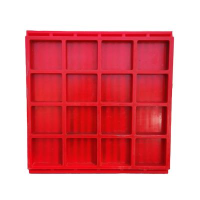 China Factory Wholesale Price Corrosion Resistance Vibrating Mesh Test Polyurethane Sieve Plate Wear Resistant Screen Exploitation for sale