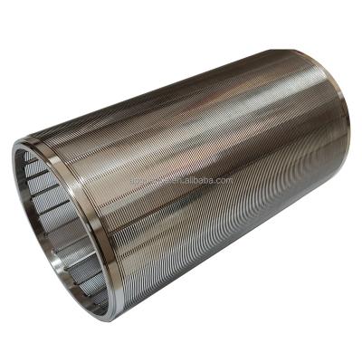 China Architecture & Construction Customized 304 316L Stainless Steel Cylindrical Wedge Wire Screen for sale