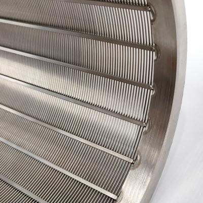 China Architecture & Construction Johnson 304 Stainless Steel 316L Cylindrical Wedge Wire Screen for sale