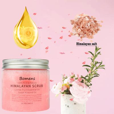 China Exfoliator OEM Body Sugar Natural Himalayan Sea Salt Scrub for Exfoliating Whitening Skin Face Body Scrub Salt Scrub for sale