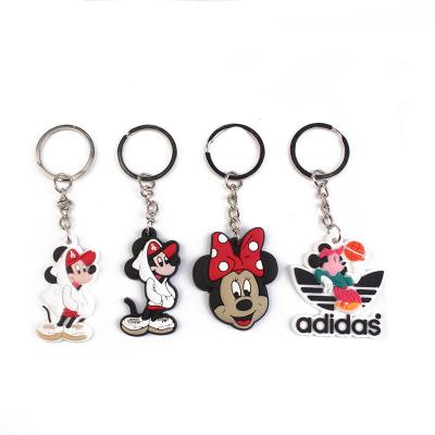 China Cute Fashion Soft Silicone Shoes Key Chains Women Custom Key Chains Women Kids Accessories Sports Men Shoes Keychains Gifts for sale