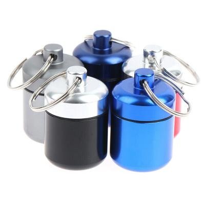 China Hot Sale Metal Pill Boxes Case Container Pill Bottle Portable Personal Health Care for sale