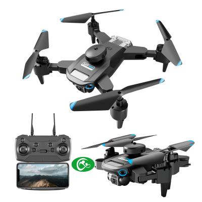 China UAV HD Foldable Camera Long Resistance S69 Four Side Folding Aircraft Children's Toy Avoidance Radio Controlled Obstacle Aircraft for sale