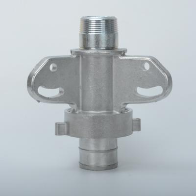 China Metal Body Connection Saddle Bracket For Large Rain Gun Irrigation Sprinkler Connector for sale