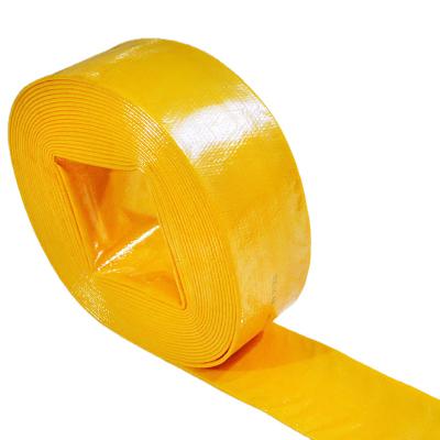 China Water Conveying For Suction Irrigation China Factory Heavy Duty PVC Agriculture Hose Layflat Hose for sale