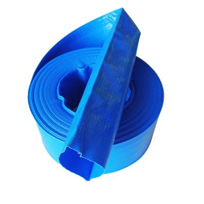 China Water conveying for suction irrigation pvc soft lay flat water pipe for agriculture irrigation, water pipe for irrigation and drainage for sale