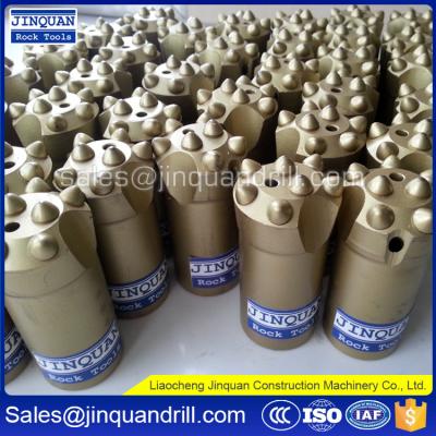 중국 Socket bits for jack hammer tapered button drill bits D34mm 36mm 38mm 판매용