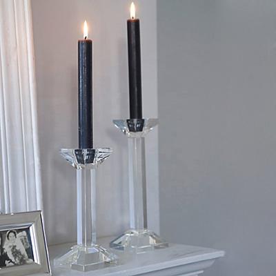 China Romantic home decoration furniture crystal glass candle holder for home decoration for sale