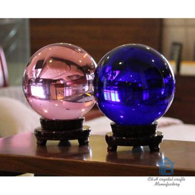 China China Super Quality Colorful Decorative Soft Round Solid Crystal Glass Ball For Sale for sale