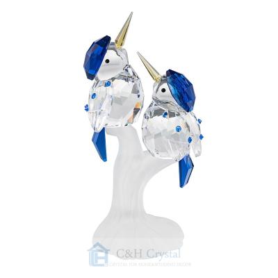 China China k9 crystal bird animal figurines for home decoration for sale